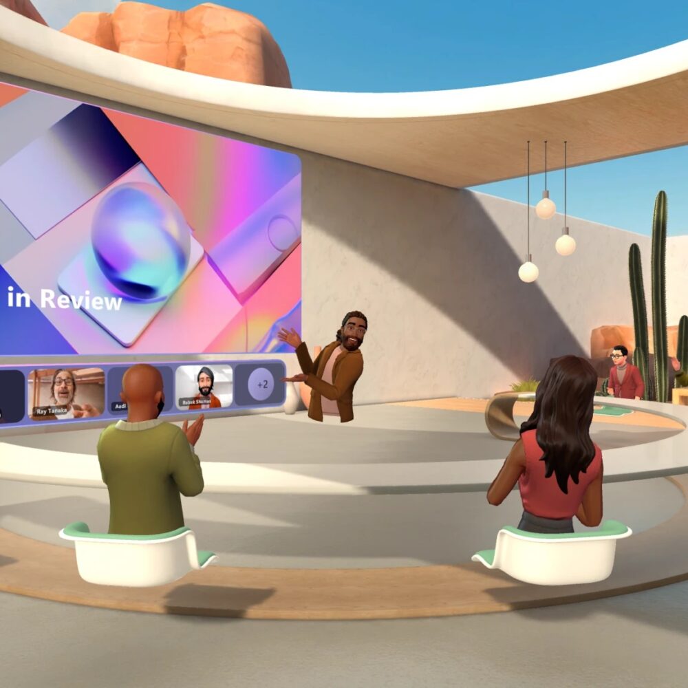 Microsoft Teams Now Supports 3D & VR Meetings, Releases ‘Mesh’ App on Main Quest Store